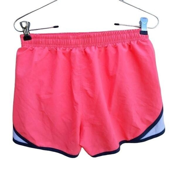 Under Armour Shorts Retro 80's Neon Pink Coupe Semi Ajustee Heatgear Liner Sz S - Picture 2 of 7